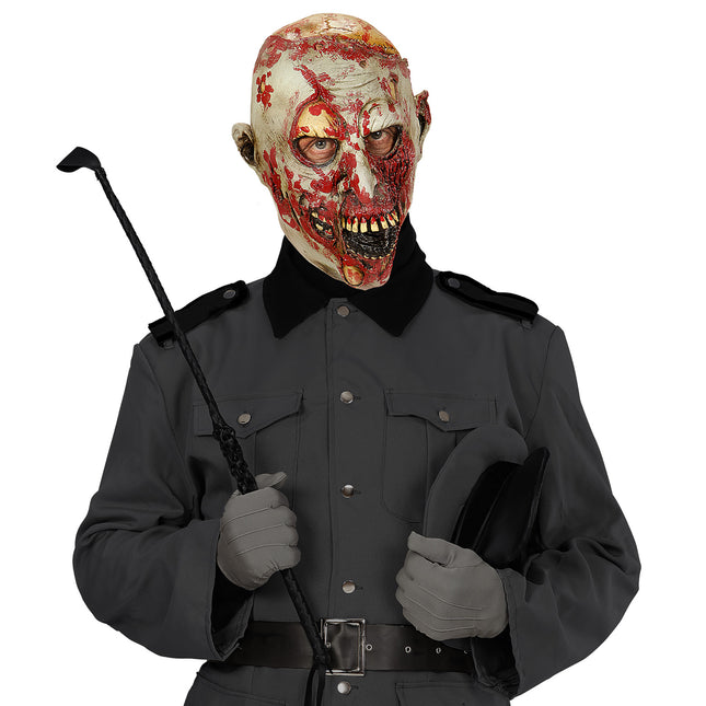 Maschera Halloween Zombie insanguinata