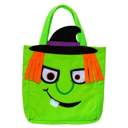 Borsa di Halloween Strega Verde