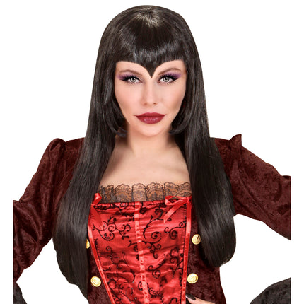Parrucca da vampiro marrone