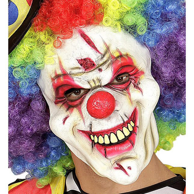 Maschera di Halloween Clown Arcobaleno