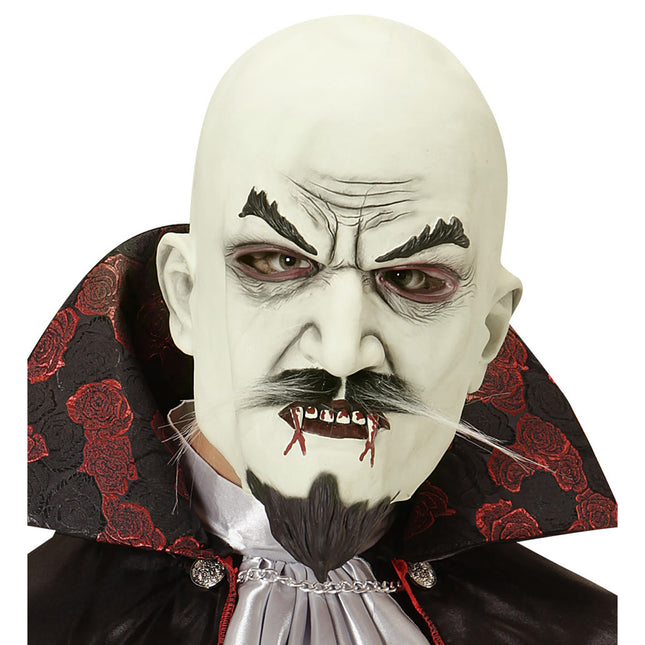 Maschera di Halloween Vampiro con baffi