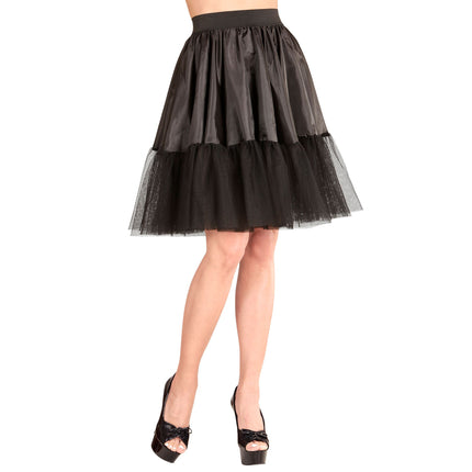 Gonna nera in tulle