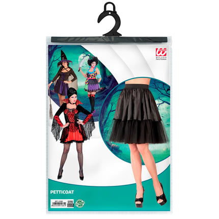 Gonna nera in tulle