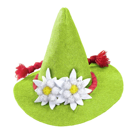 Cappello Oktoberfest Tiroler Mini con stella alpina
