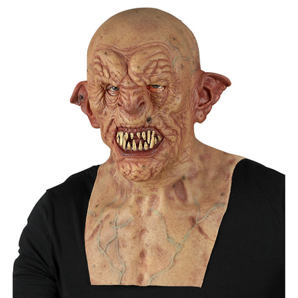 Maschera Halloween Zombie con collo e petto
