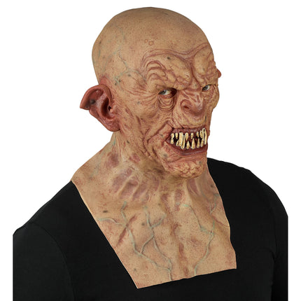 Maschera Halloween Zombie con collo e petto