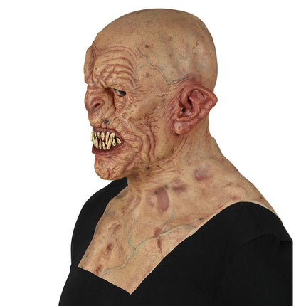 Maschera Halloween Zombie con collo e petto