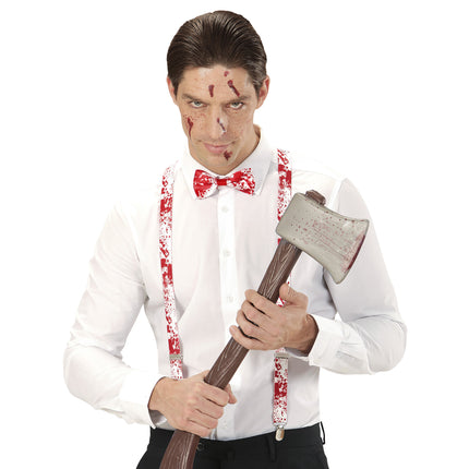 Set di accessori per Halloween con bretelle e fiocco 2 pezzi