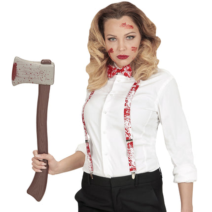Set di accessori per Halloween con bretelle e fiocco 2 pezzi