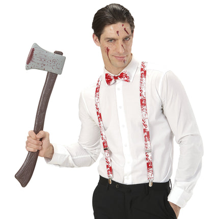 Set di accessori per Halloween con bretelle e fiocco 2 pezzi
