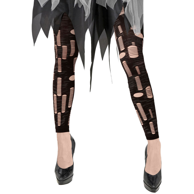 Legging di Halloween strappati