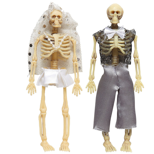 Scheletro di Halloween 15 cm 2 pezzi