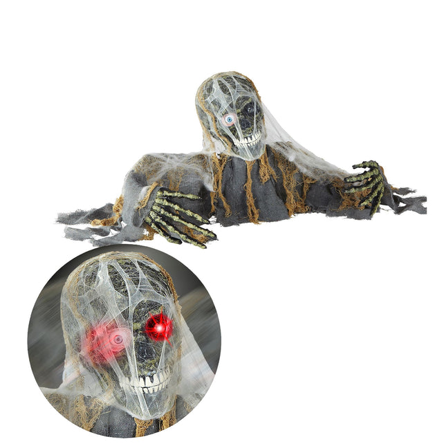 Bambola Halloween Zombie con movimento 1,2 m