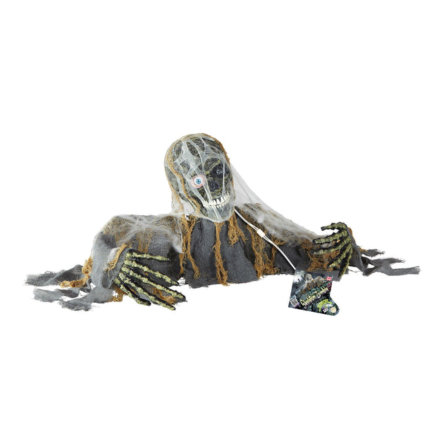 Bambola Halloween Zombie con movimento 1,2 m