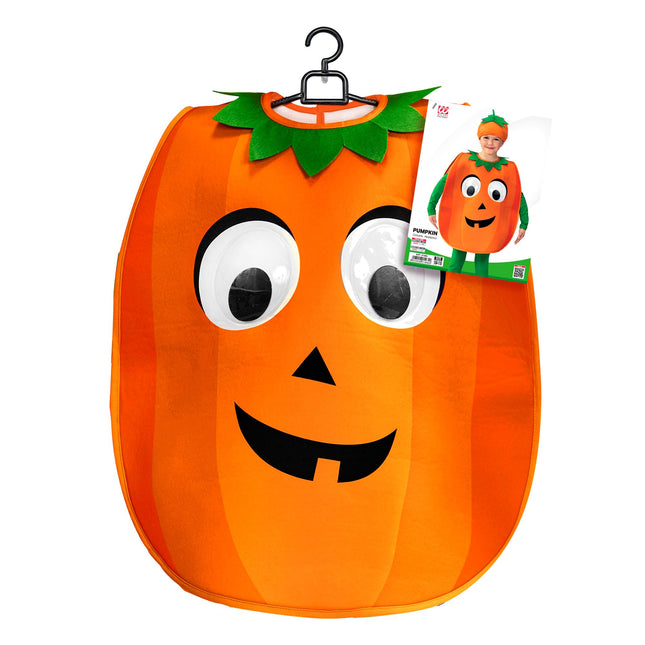 Costume di Halloween Verde Arancione Bambino Zucca