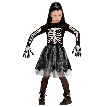 Gonna di Halloween Bambino Nero