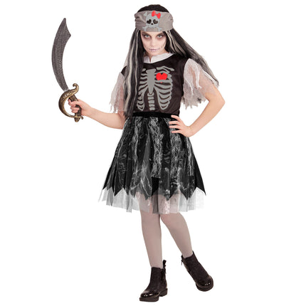 Gonna di Halloween Bambino Nero
