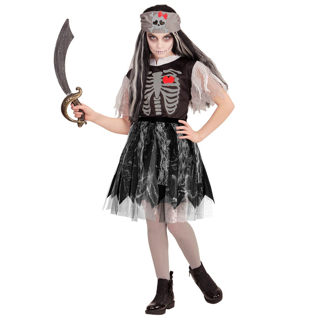 Gonna di Halloween Bambino Nero