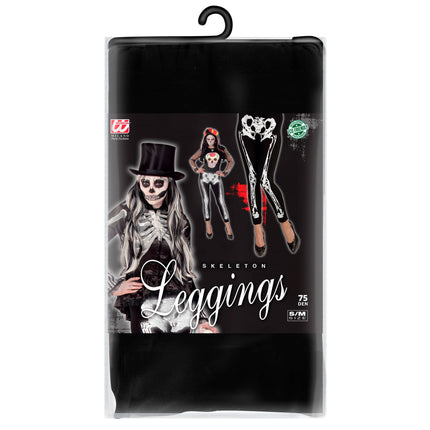 Gambale Halloween Scheletro Bianco Nero
