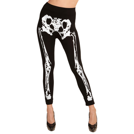 Gambale Halloween Scheletro Bianco Nero