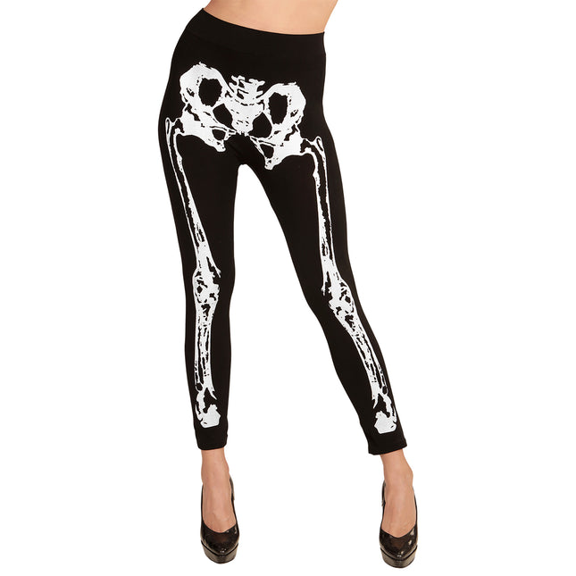 Gambale Halloween Scheletro Bianco Nero