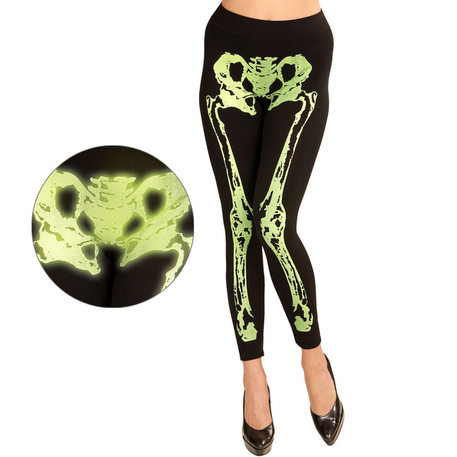 Gambale Halloween Scheletro Verde Neon