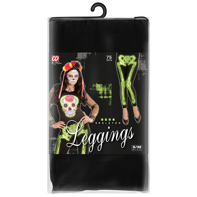 Gambale Halloween Scheletro Verde Neon