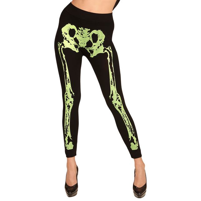 Gambale Halloween Scheletro Verde Neon