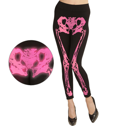 Gambale Halloween Scheletro Rosa