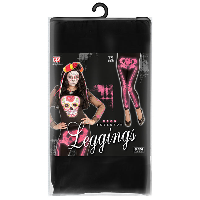 Gambale Halloween Scheletro Rosa