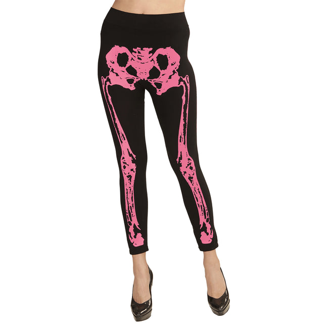 Gambale Halloween Scheletro Rosa