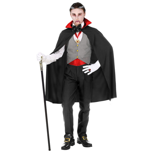 Costume di Halloween Vampiro Rosso Nero Ragazzo