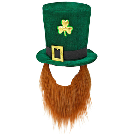 Cappello per il giorno di San Patrizio con barba, 25 cm