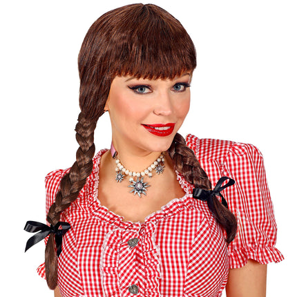 Parrucca Oktoberfest Marrone