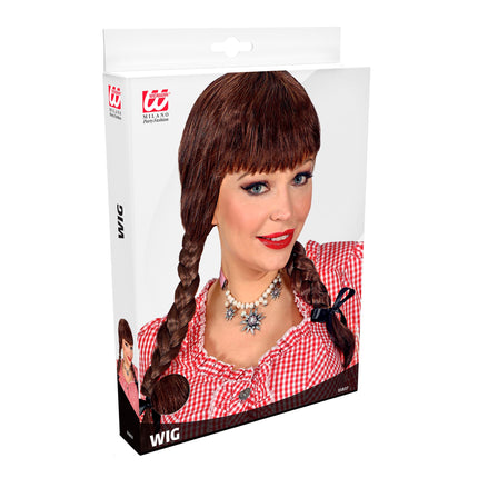 Parrucca Oktoberfest Marrone