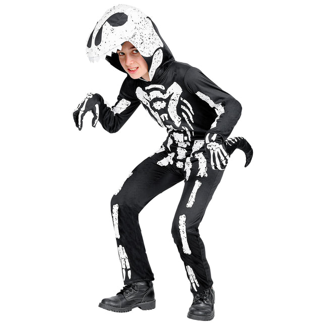 Costume Halloween Bambino T-Rex Scheletro