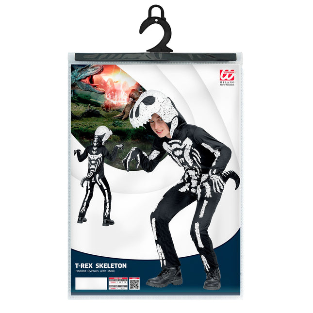 Costume Halloween Bambino T-Rex Scheletro