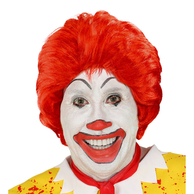 Parrucca di Halloween Rosso Ronald
