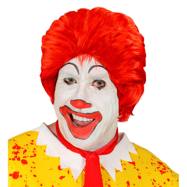 Parrucca di Halloween Rosso Ronald