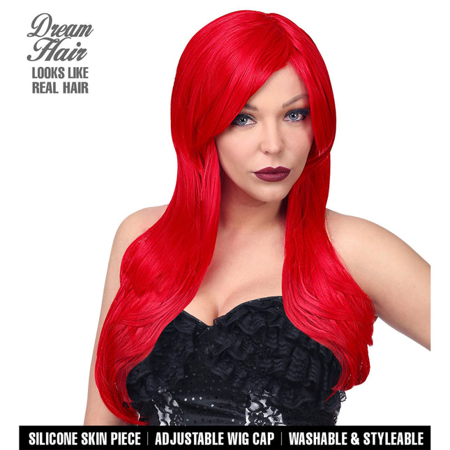 Parrucca rossa Ariel