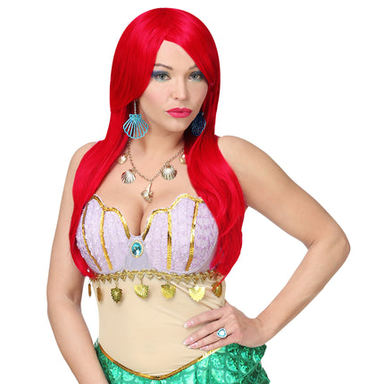 Parrucca rossa Ariel