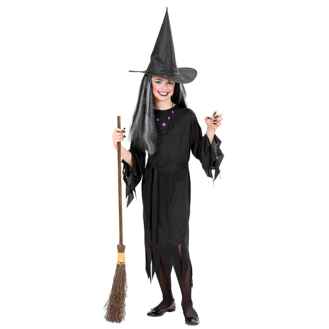 Vestito Halloween Bambino Strega 2 pezzi