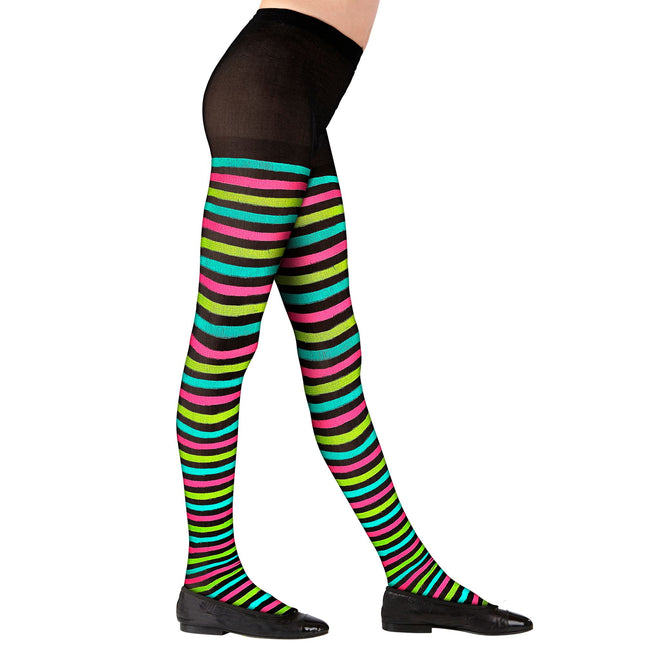 Collant colorati a strisce per bambini