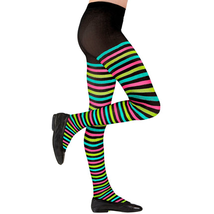 Collant colorati a strisce per bambini