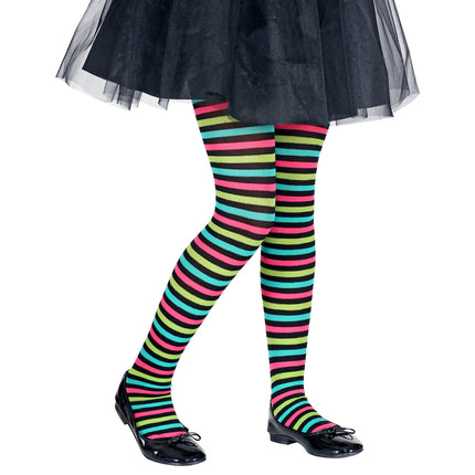 Collant colorati a strisce per bambini