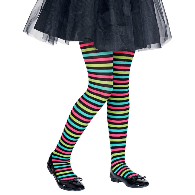 Collant colorati a strisce per bambini