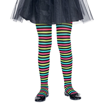 Collant colorati a strisce per bambini