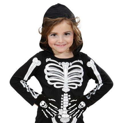 Guanti di Halloween Ossa di bambino