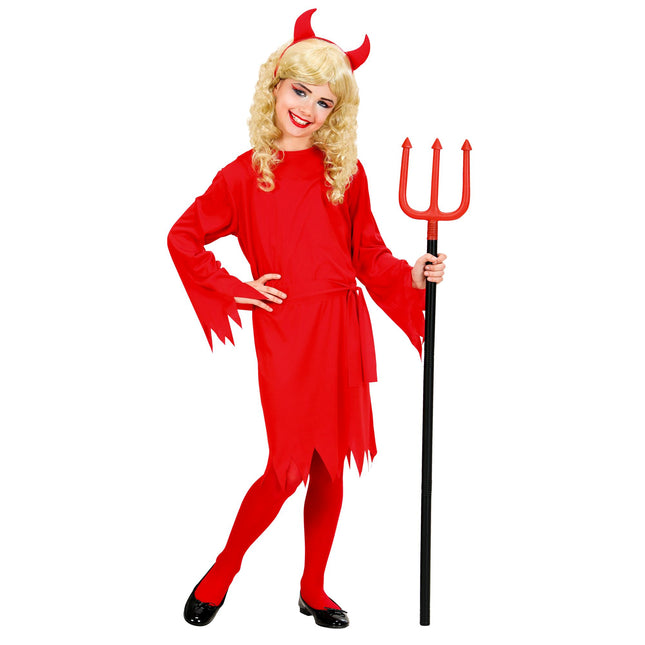 Costume Halloween Ragazza Diavolo 53cm