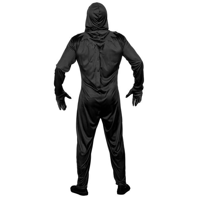 Costume da scheletro uomo Neon 3 pezzi